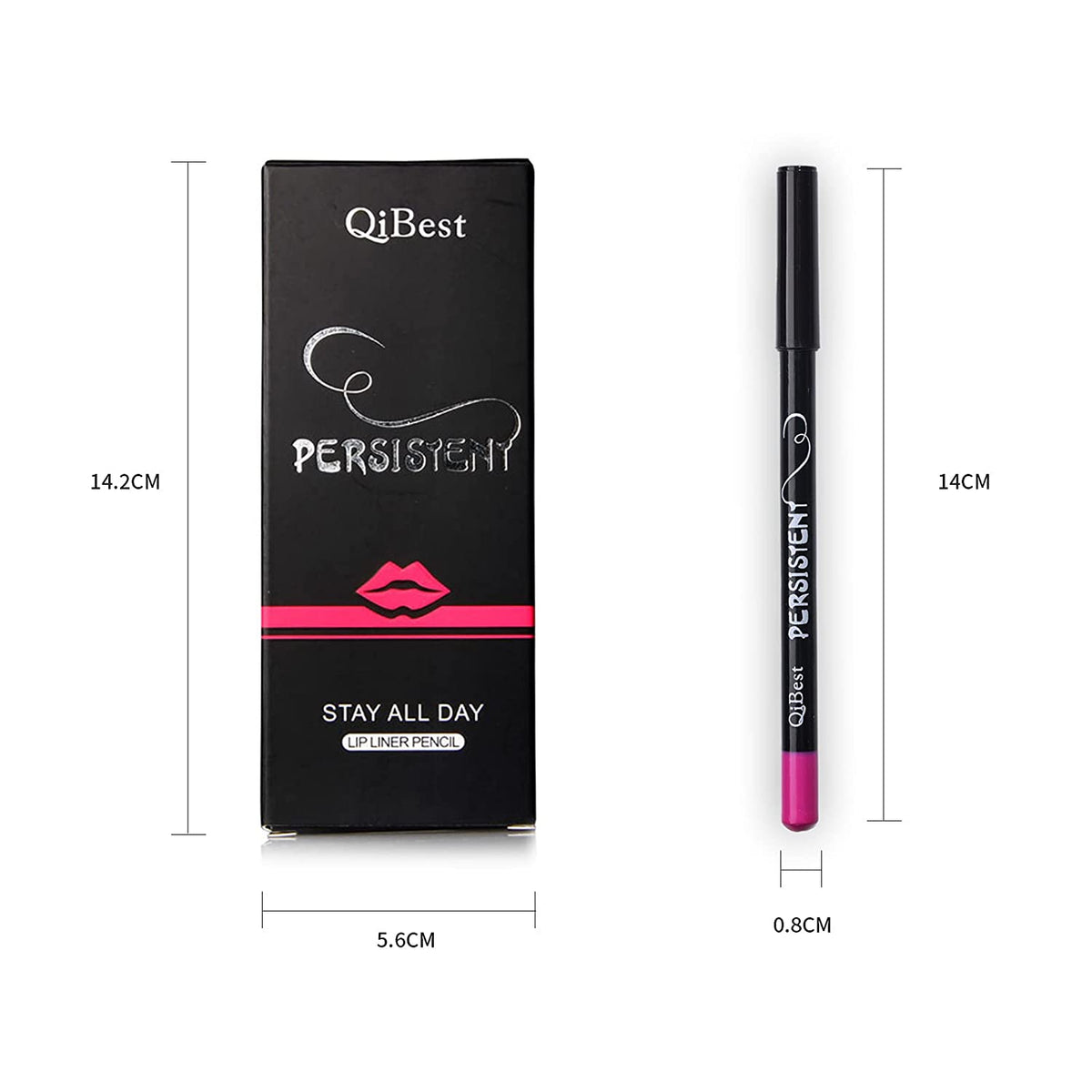 12pcs Long Lasting Lip Liner Pencil
